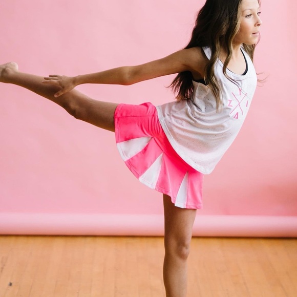 ZYIA Girl’s Hot Pink Mesh Skirt (4-5) NWT 4568 - Picture 6 of 16